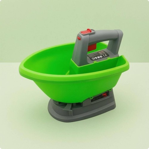 Battery powered grass spreader - grass,