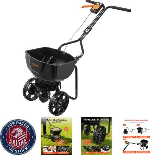 15lb push broadcast spreader - 15lb,