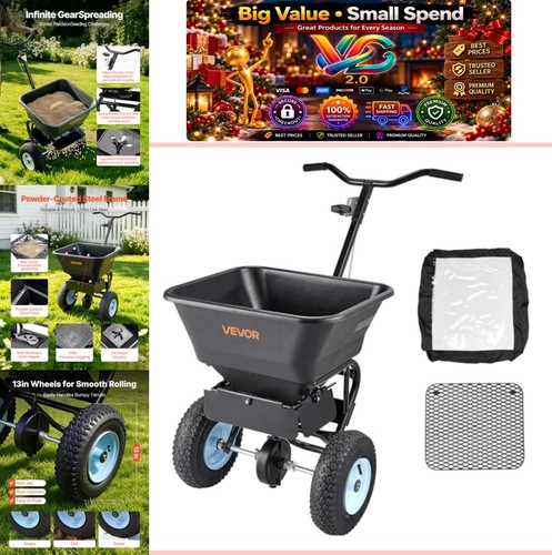 Walk behind broadcast spreader - behind,