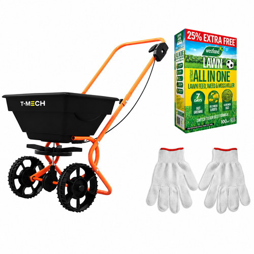 Rotary lawn spreader 25kg - lawn,